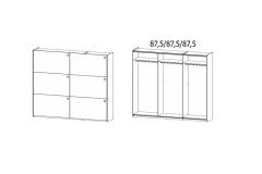 261X210X59 cm