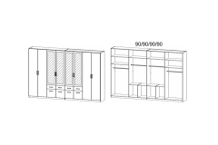 360X229X54 cm
