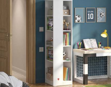 Biblioteca de colt WHITE