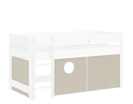 Cortina crem pentru pat inalt MONTES NATURAL 