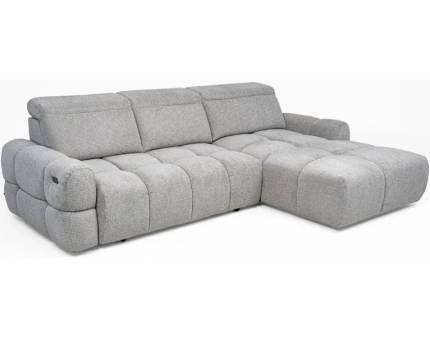 Coltar cu reglaj electric MATEO S cu lada pentru depozitare, tetiere reglabile, personalizabil 273x183cm