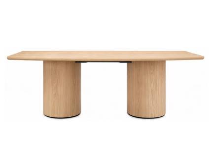 Masa extensibila EVEREST din placa de lemn cu furnir natural stejar in nuanta lemnului 200-300x100xH78cm