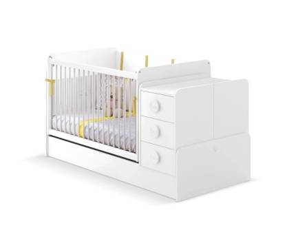 Patut transformabil (70x115-70x160cm) BABY COTTON  