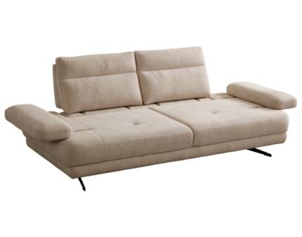 Canapea fixa MILANO cu spatar ajustabil, cotiere reglabile, personalizabila 235x105cm