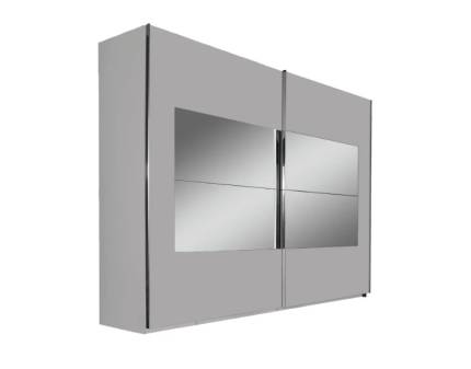 Dulap silk grey/oglinda 271x223x68cm X-TEND FRAME 1