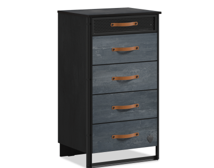 Comoda inalta DARK METAL 