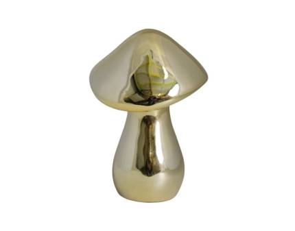 Ciuperca Mica din ceramica aurie 