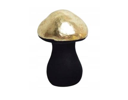Ciuperca aurie cu catifea neagra 9.5x9.5x14cm