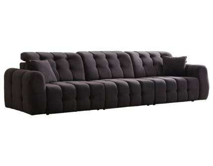Canapea tripla fixa ENZO cu tetiere reglabile, personalizabil 345x100cm 
