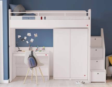 Dulap cu 2 usi STUDIO WHITE
