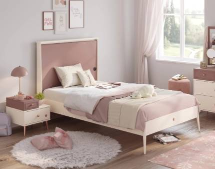 Pat (120x200cm) cu tablie ELEGANCE