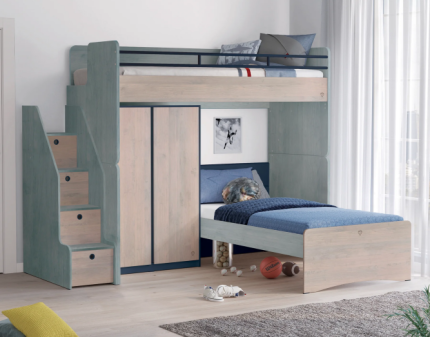 STUDIO TRIO (nr.3) - Sistem modular cu pat supraetajat