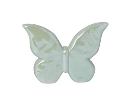 Fluture mare verde perla din ceramica Varianta 1/3
