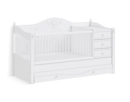 Patut transformabil (80x180cm) RUSTIC BABY 