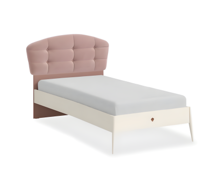 Pat (120x200cm) cu tablie ELEGANCE 