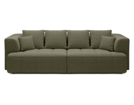 Canapea cu reglaj electric ALBIO cu extensie individuala, personalizabila 286x114cm