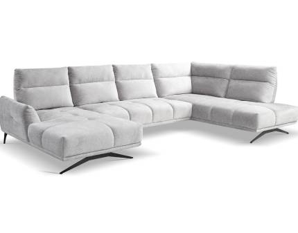 Coltar GIOVANNI U fix cu spatar reglabil, personalizabil 236x385x195cm