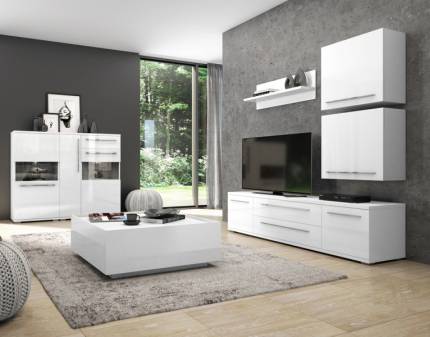 Set living mic PIANO WHITE