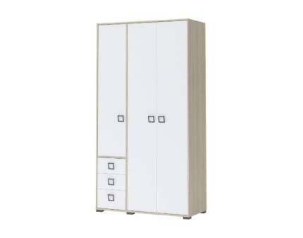 Dulap cu 3 usi si 3 sertare 126x236cm KIKI NATURAL