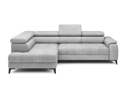 Coltar cu reglaj electric CHIVAS W cu tetiere reglabile, personalizabil 278x197cm