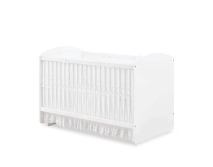 Patut cu balansoar alb (70x130cm)