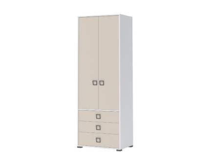 Dulap cu 2 usi si 3 sertare 84x236cm KIKI SAND