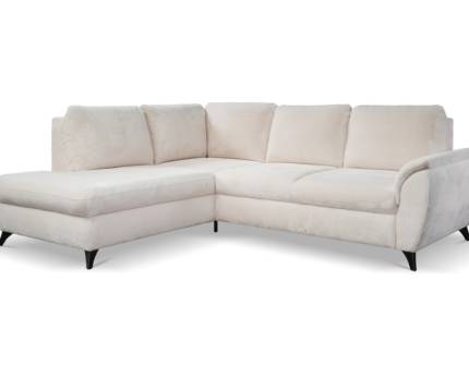 Coltar extensibil GENEVA cu lada pentru depozitare, personalizabil 244x202cm