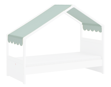 Copertina laterala verde pentru acoperis MONTES NATURAL