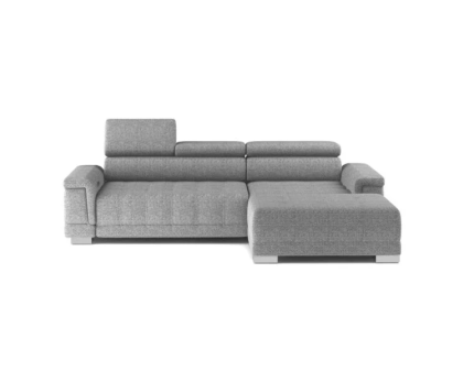 Coltar cu reglaj electric CAMPO S cu tetiere reglabile, personalizabil 276x178cm