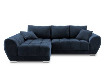 Coltar extensibil VIOLET cu lada pentru depozitare, personalizabil 290x192cm