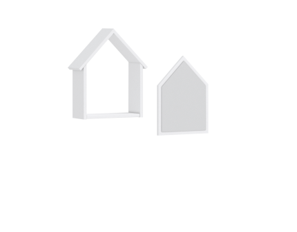  Set raft + oglinda MONTES WHITE