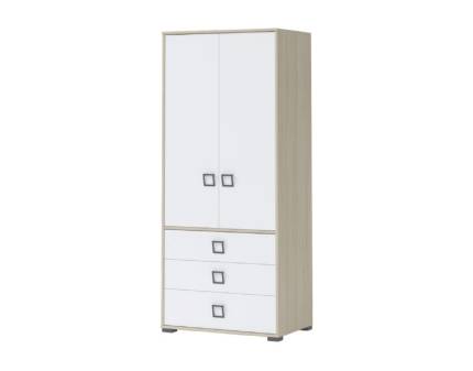 Dulap cu 2 usi si 3 sertare 84x198cm KIKI NATURAL