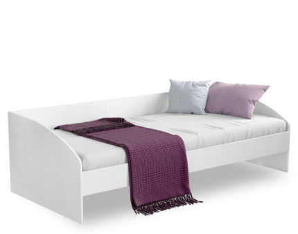 Pat + pat suplimentar (90x200cm) DAYBED WHITE 