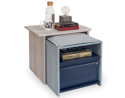 Noptiera cu raft TRIO 