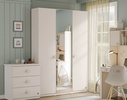  Dulap cu 3 usi si oglinda VARIA