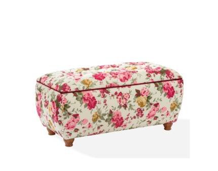 Taburet mare cu flori 