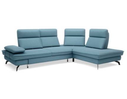 Coltar extensibil TOKYO L catifea vernil, cu lada pentru depozitare, spatar reglabil 280x205cm