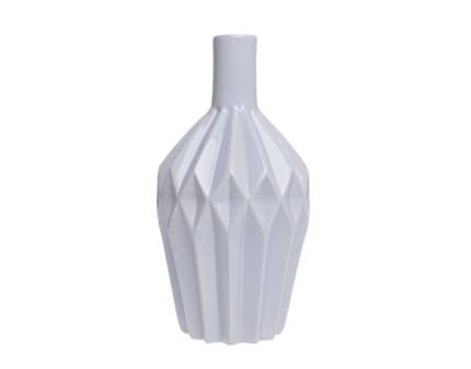 Vaza ceramica gri 12x12x23cm