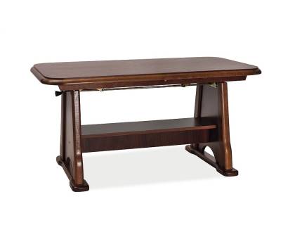 Masuta - transformabila in masa BEATA din PAL si lemn castan 130-170x67xH60cm