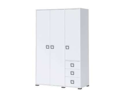 Dulap cu 3 usi si 3 sertare 126x198cm KIKI WHITE 