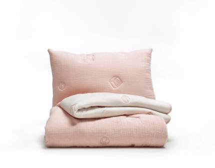 Set cuvertura roz TOON