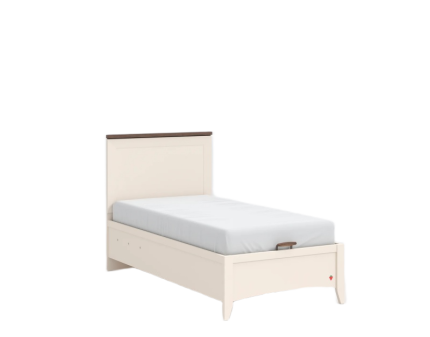 Pat (100x200cm) cu sistem de depozitare și tăblie LAPEL